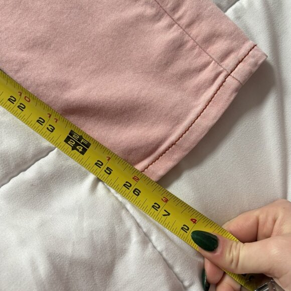 Free People Jeans Womens Size W25 Coral Pink Zip Boho Hippie Hipster Summer - Picture 7 of 9